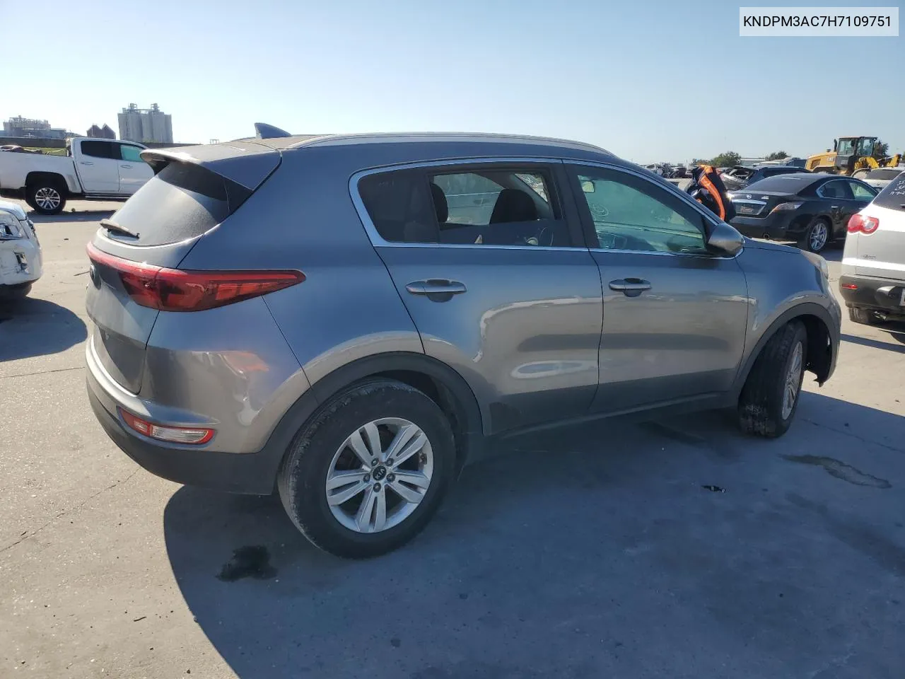 2017 Kia Sportage Lx VIN: KNDPM3AC7H7109751 Lot: 75921334