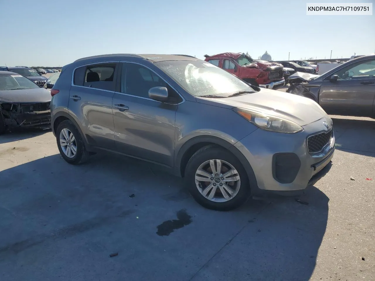 2017 Kia Sportage Lx VIN: KNDPM3AC7H7109751 Lot: 75921334