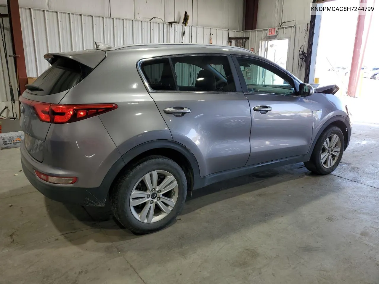 2017 Kia Sportage Lx VIN: KNDPMCAC8H7244799 Lot: 76082524