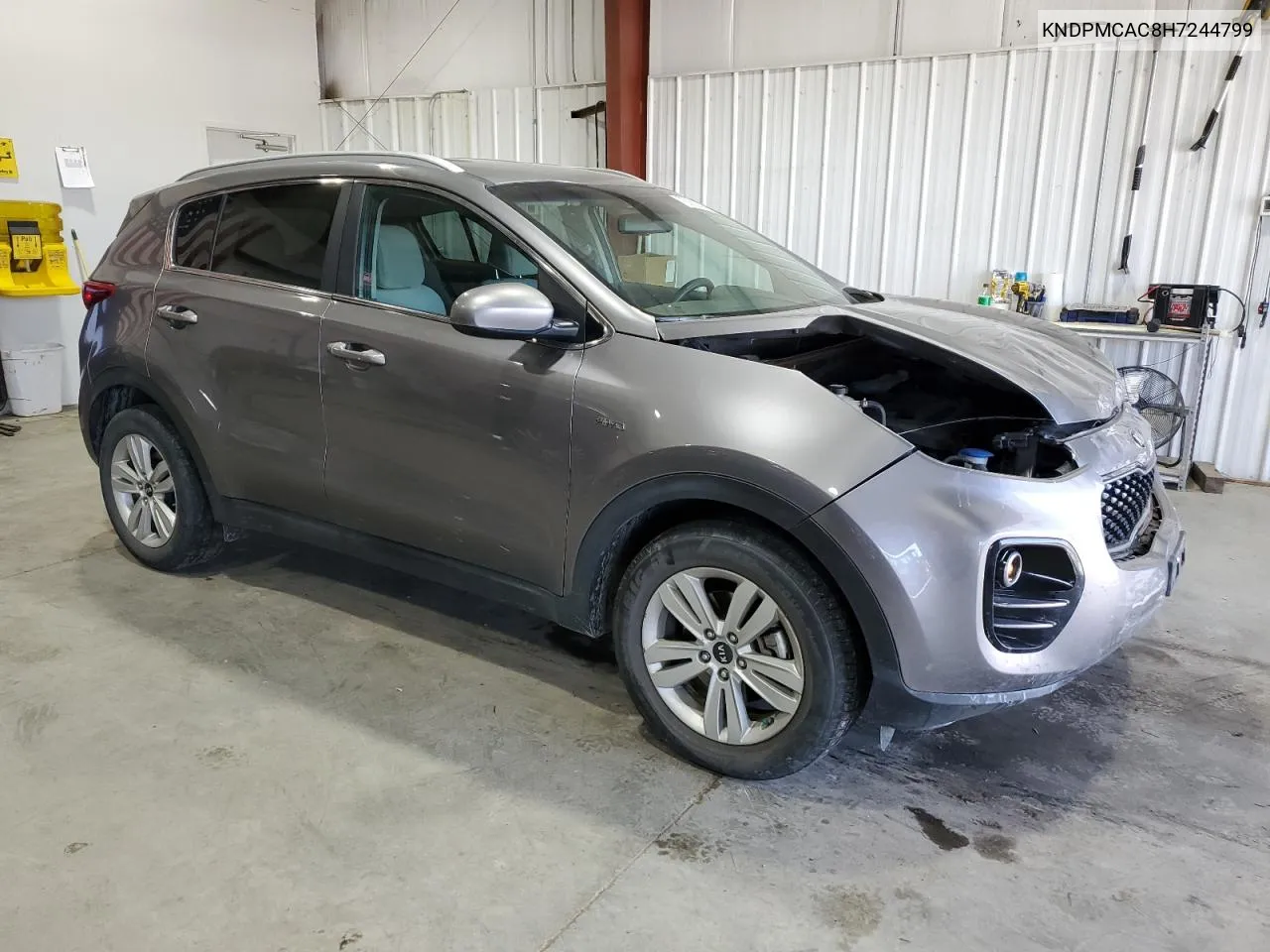 2017 Kia Sportage Lx VIN: KNDPMCAC8H7244799 Lot: 76082524