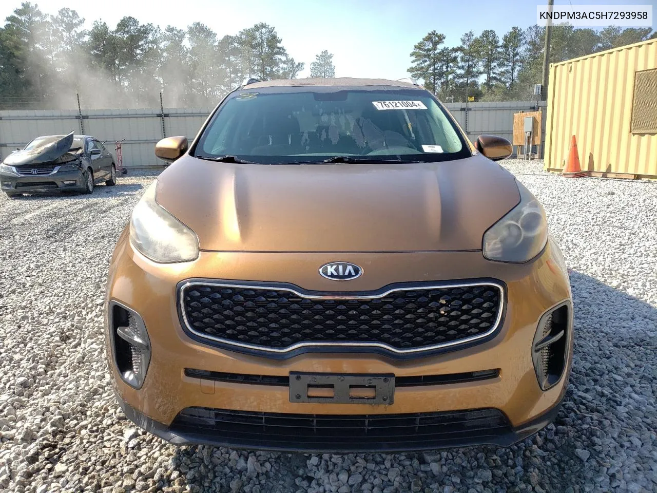 2017 Kia Sportage Lx VIN: KNDPM3AC5H7293958 Lot: 76121004