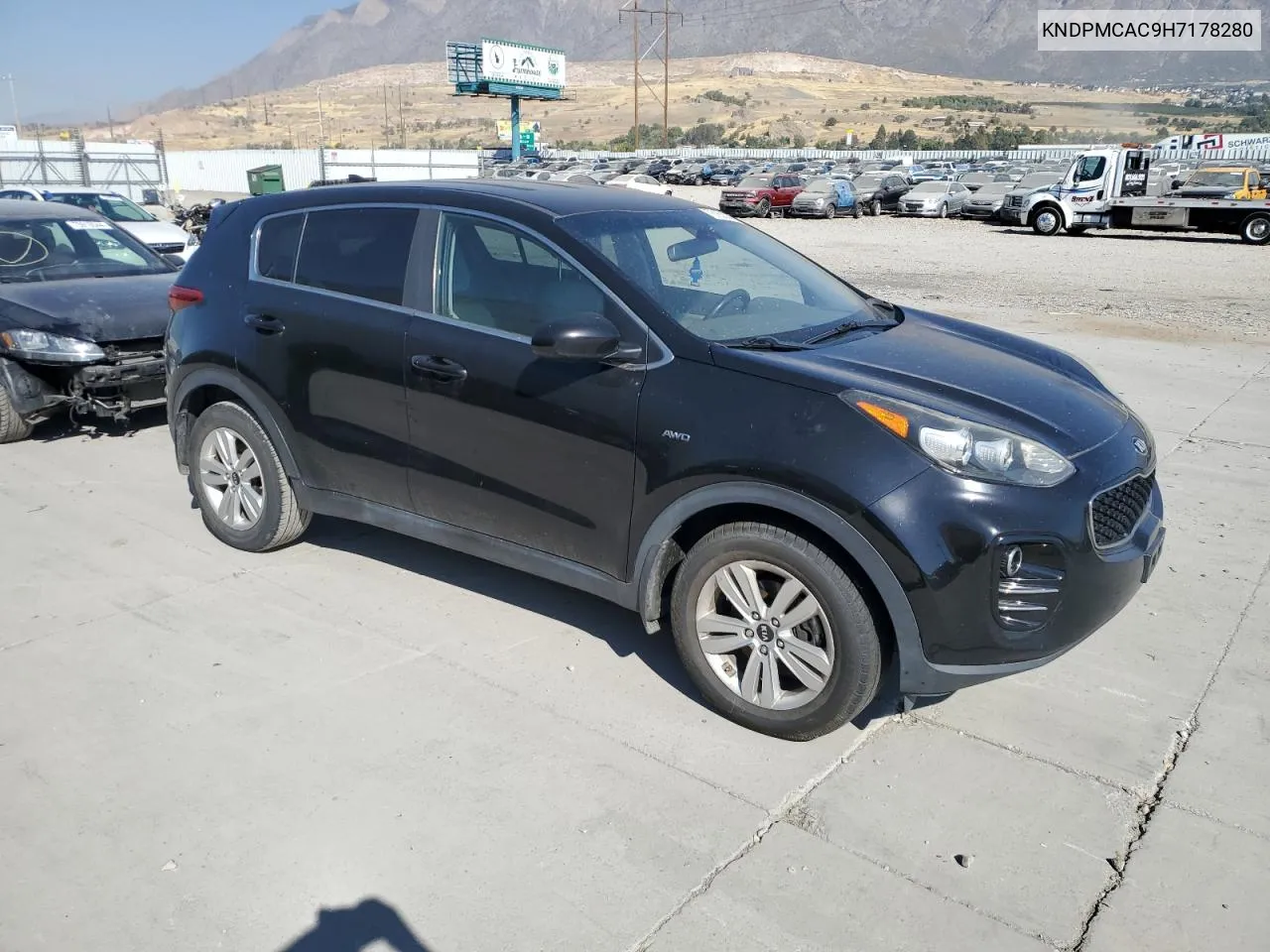 2017 Kia Sportage Lx VIN: KNDPMCAC9H7178280 Lot: 76163354