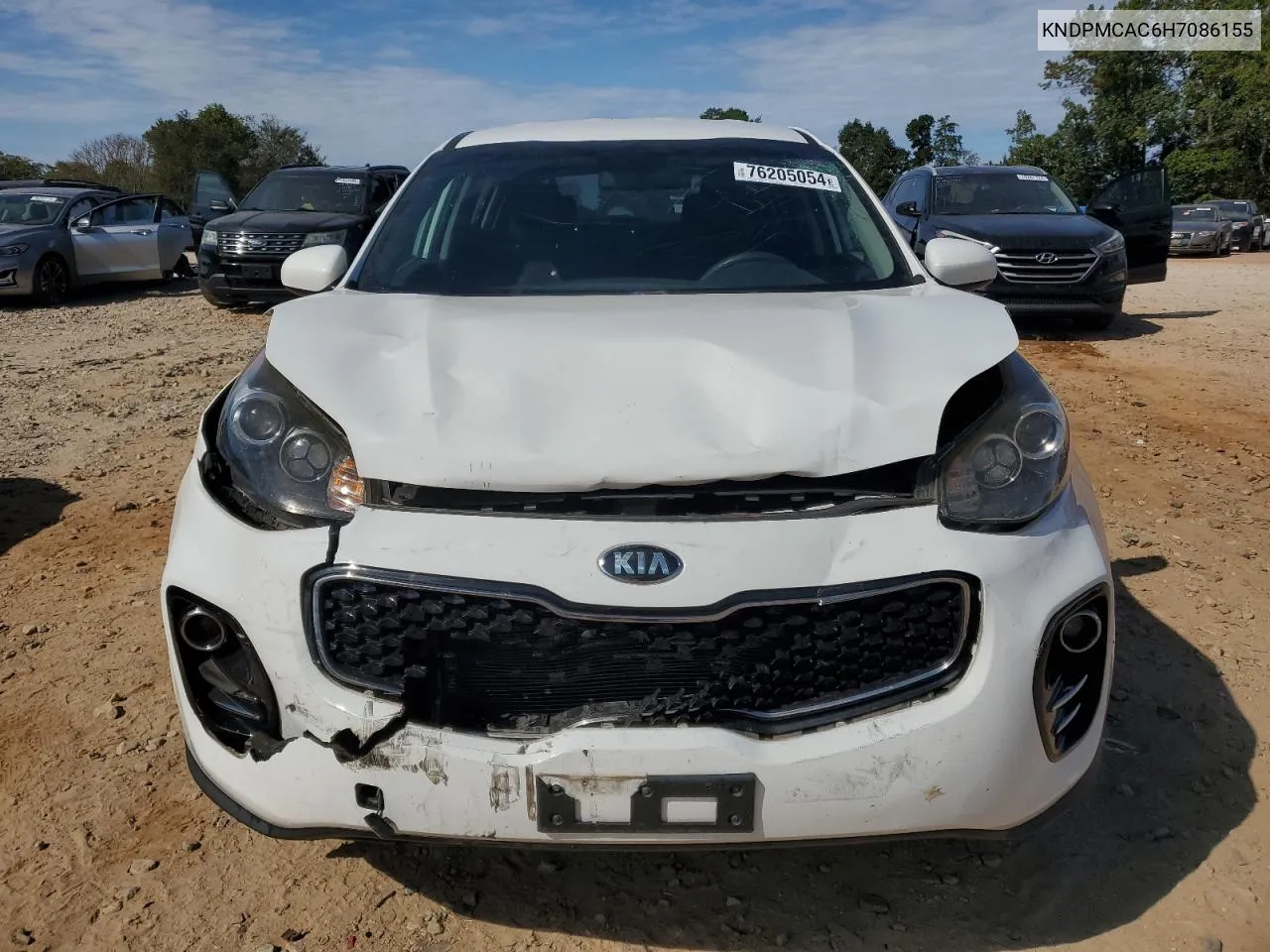 2017 Kia Sportage Lx VIN: KNDPMCAC6H7086155 Lot: 76205054