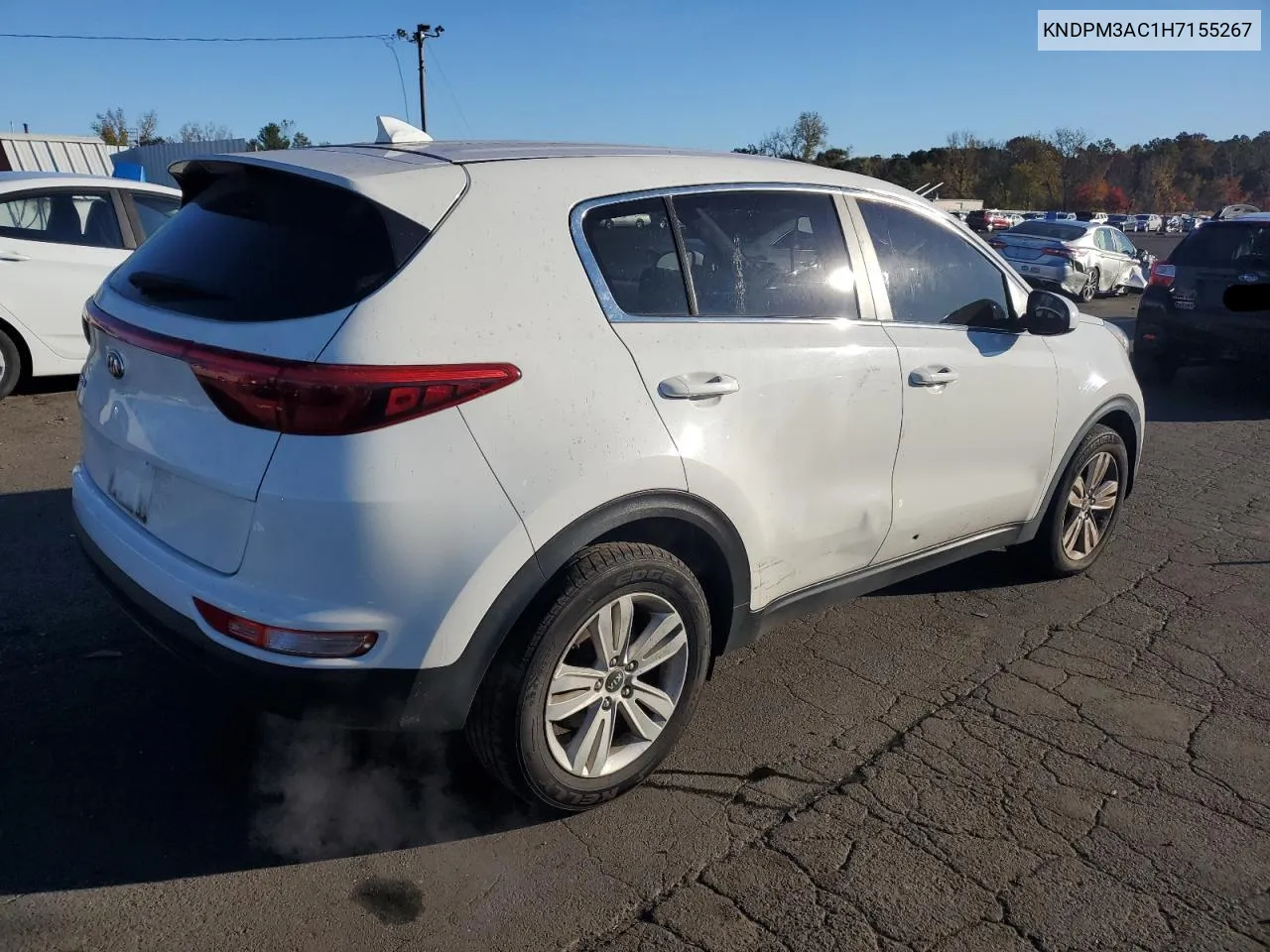 2017 Kia Sportage Lx VIN: KNDPM3AC1H7155267 Lot: 76235134