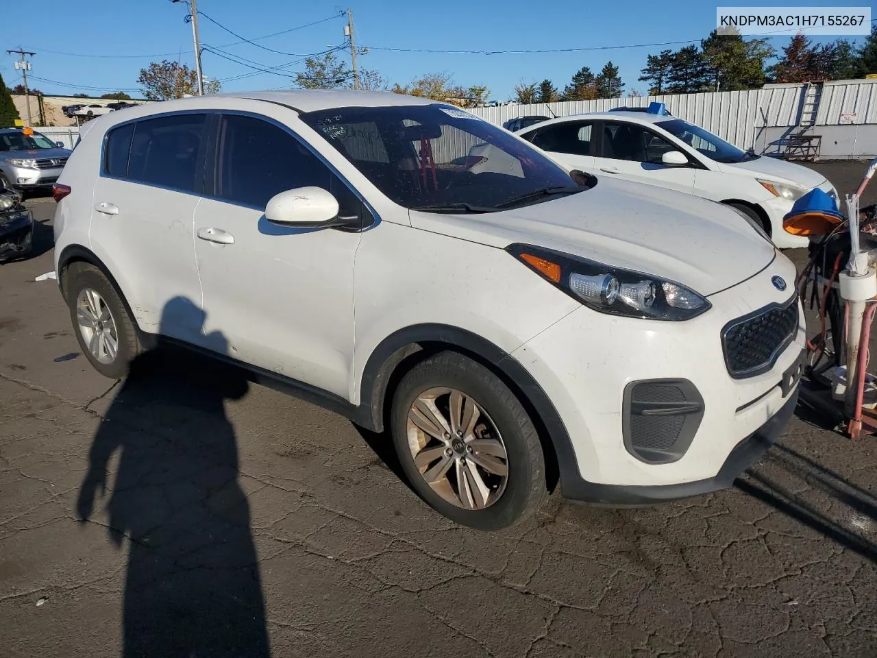 2017 Kia Sportage Lx VIN: KNDPM3AC1H7155267 Lot: 76235134