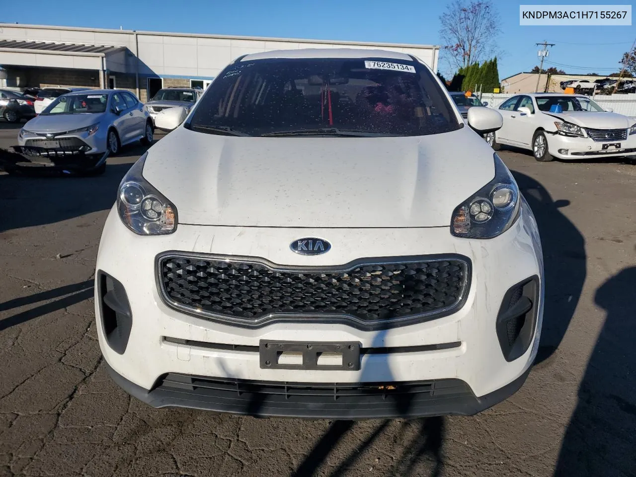 2017 Kia Sportage Lx VIN: KNDPM3AC1H7155267 Lot: 76235134