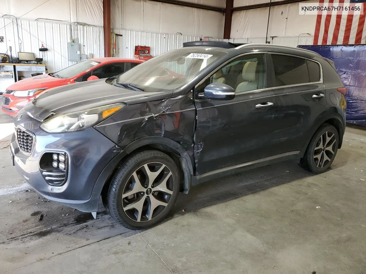 2017 Kia Sportage Sx VIN: KNDPRCA67H7161456 Lot: 76250414