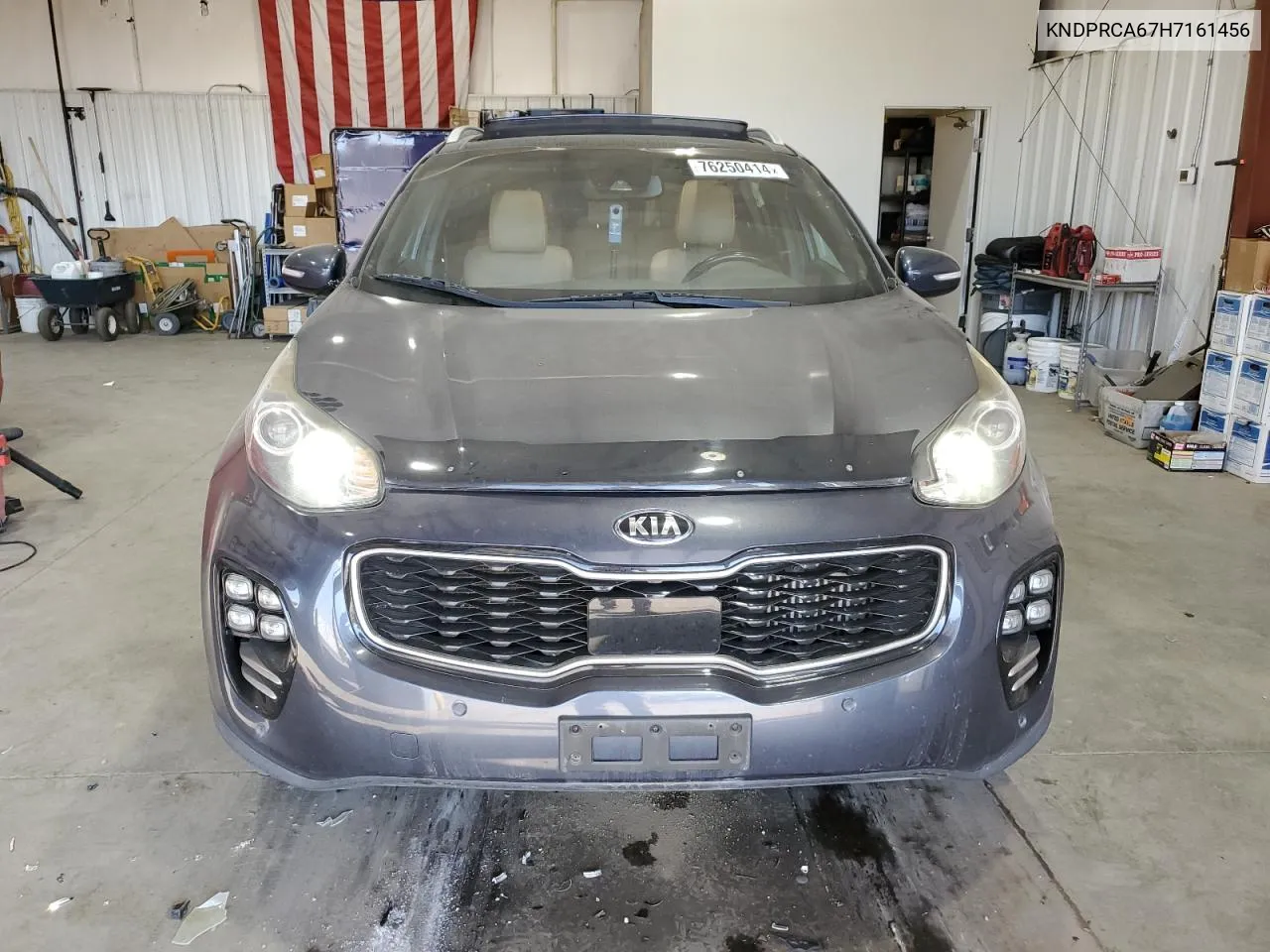 2017 Kia Sportage Sx VIN: KNDPRCA67H7161456 Lot: 76250414