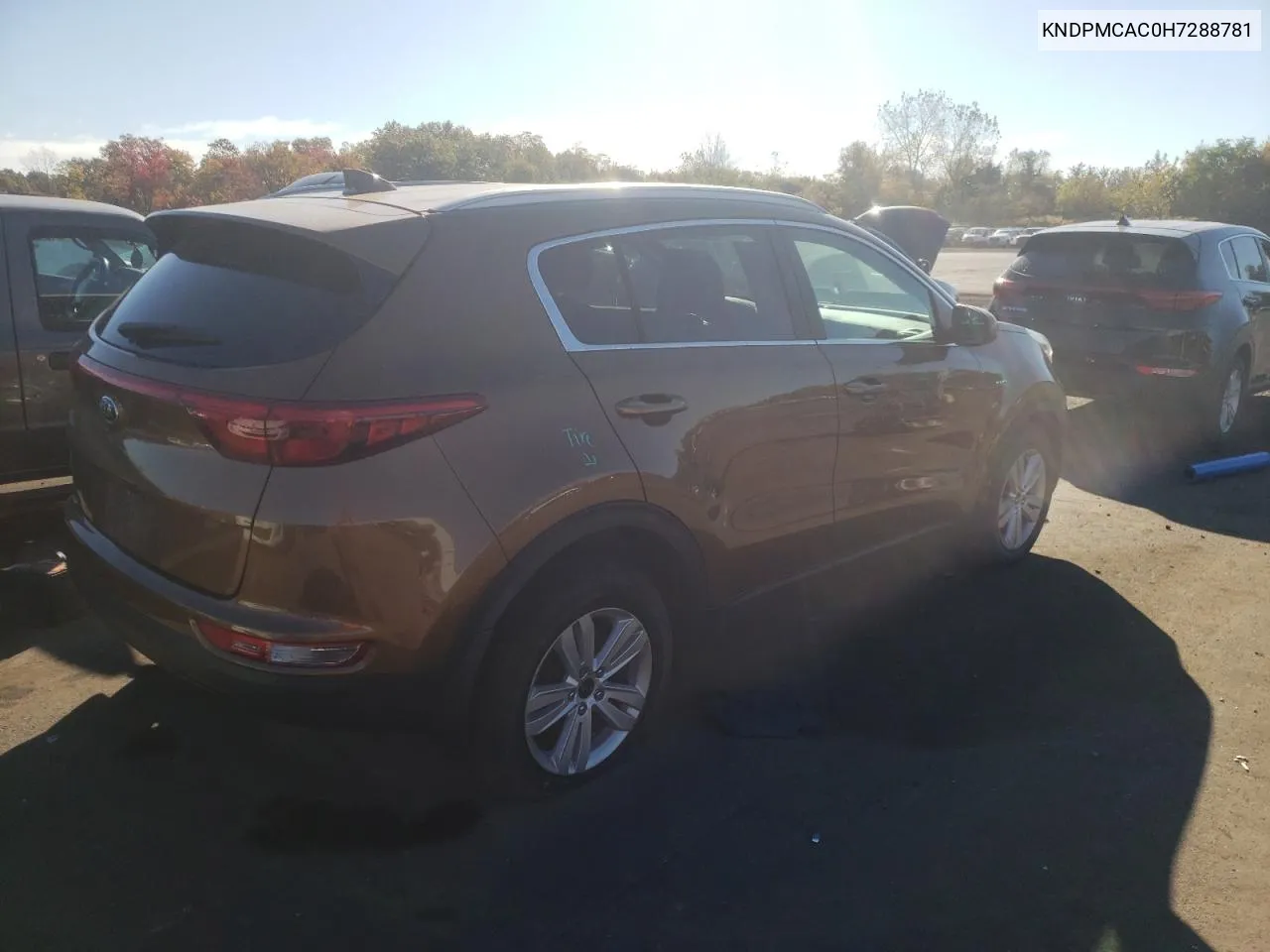 2017 Kia Sportage Lx VIN: KNDPMCAC0H7288781 Lot: 76250844