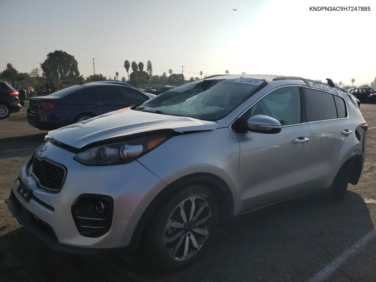 2017 Kia Sportage Ex VIN: KNDPN3AC9H7247885 Lot: 76259674