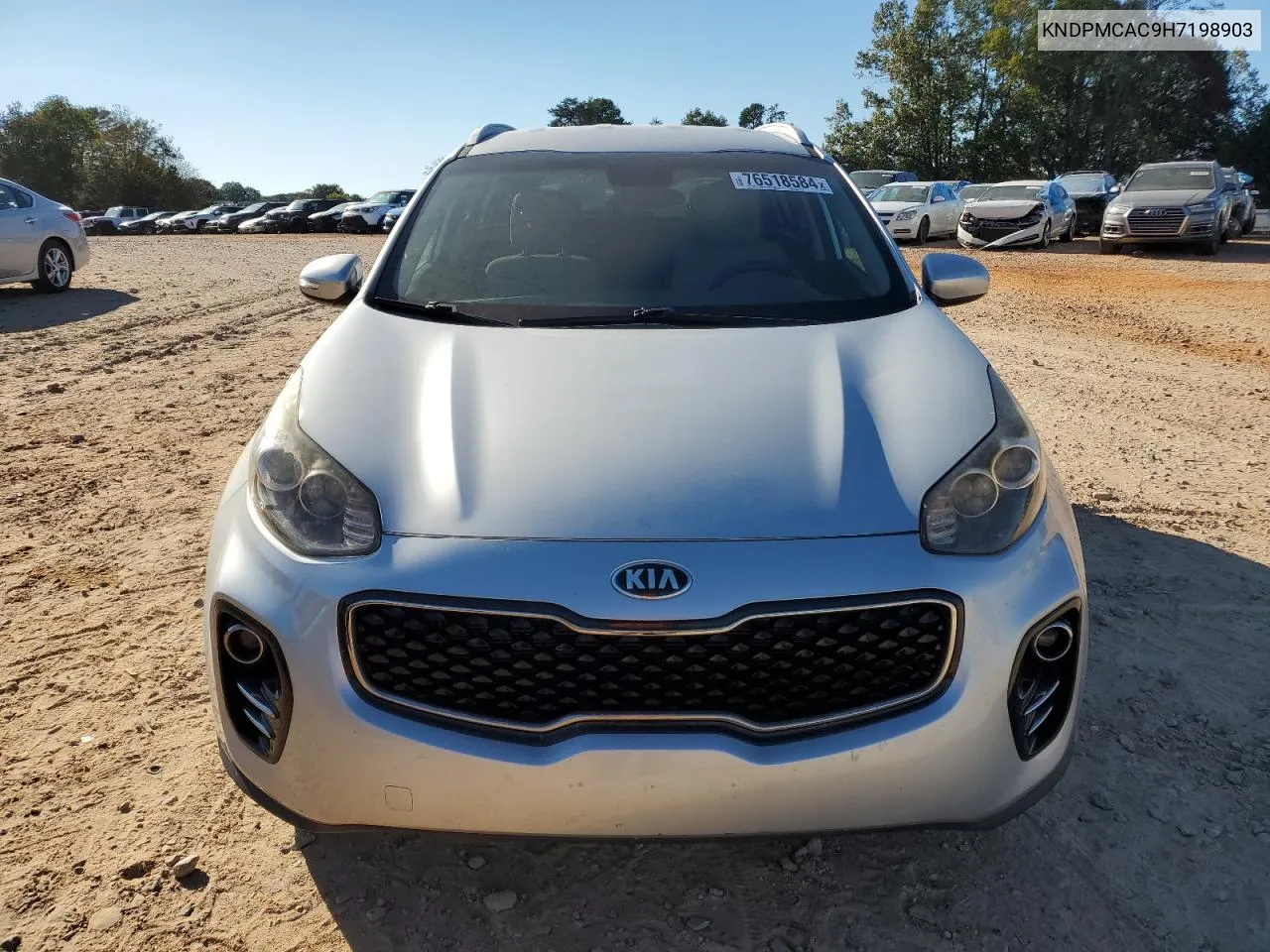 2017 Kia Sportage Lx VIN: KNDPMCAC9H7198903 Lot: 76518584