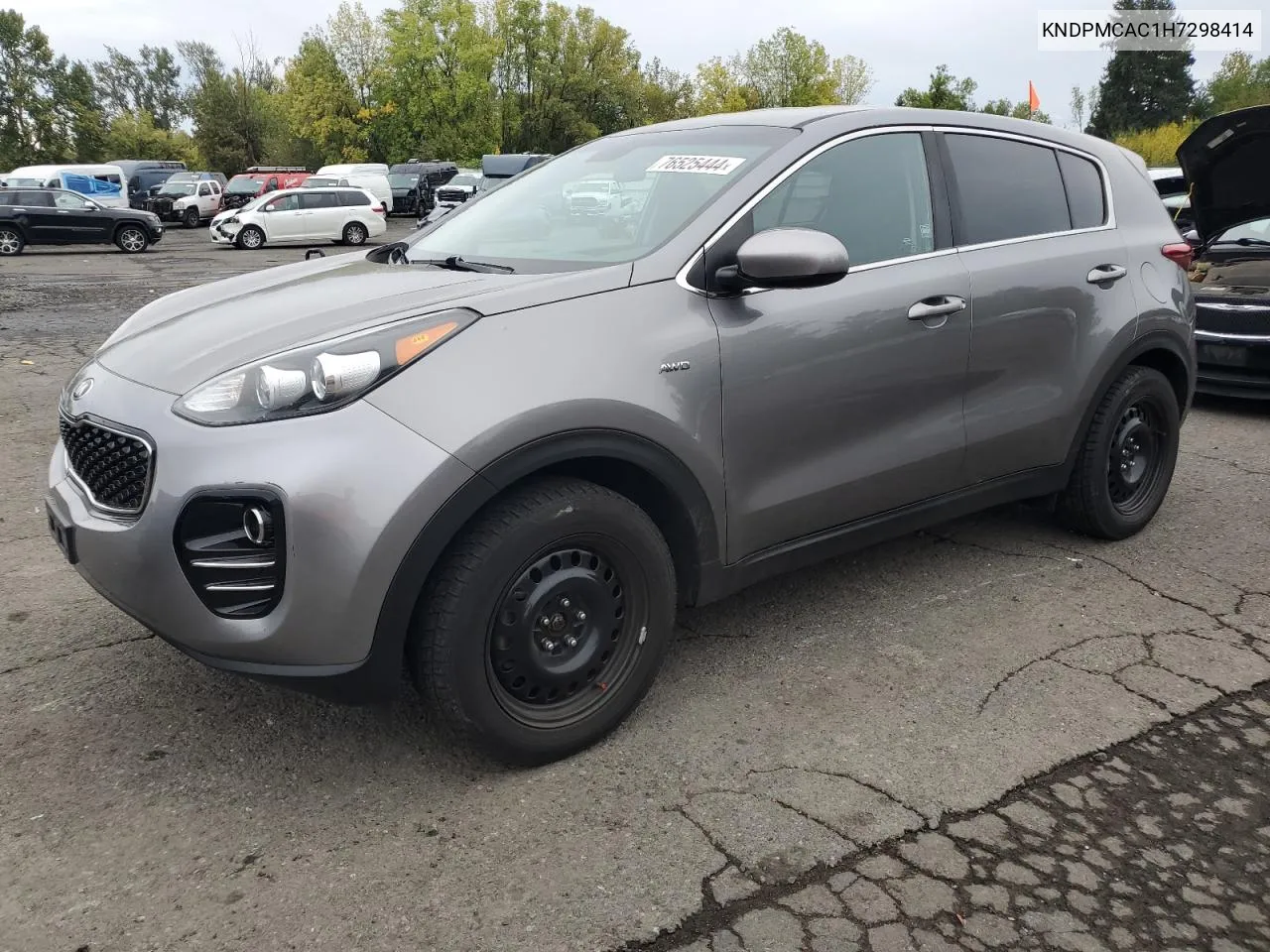 2017 Kia Sportage Lx VIN: KNDPMCAC1H7298414 Lot: 76525444