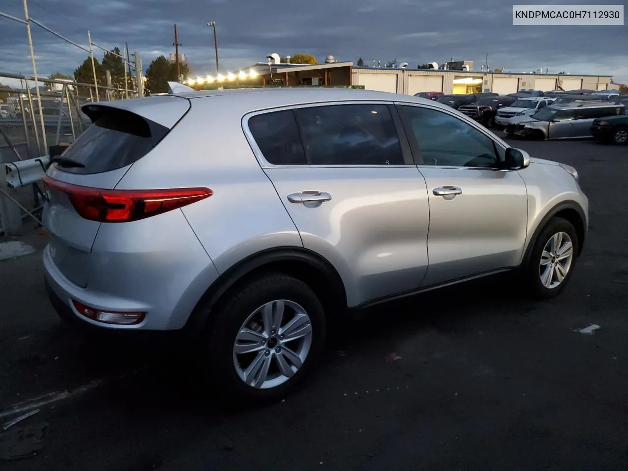 2017 Kia Sportage Lx VIN: KNDPMCAC0H7112930 Lot: 76574134