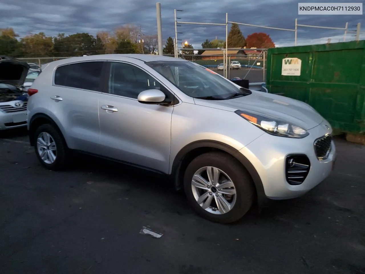 2017 Kia Sportage Lx VIN: KNDPMCAC0H7112930 Lot: 76574134