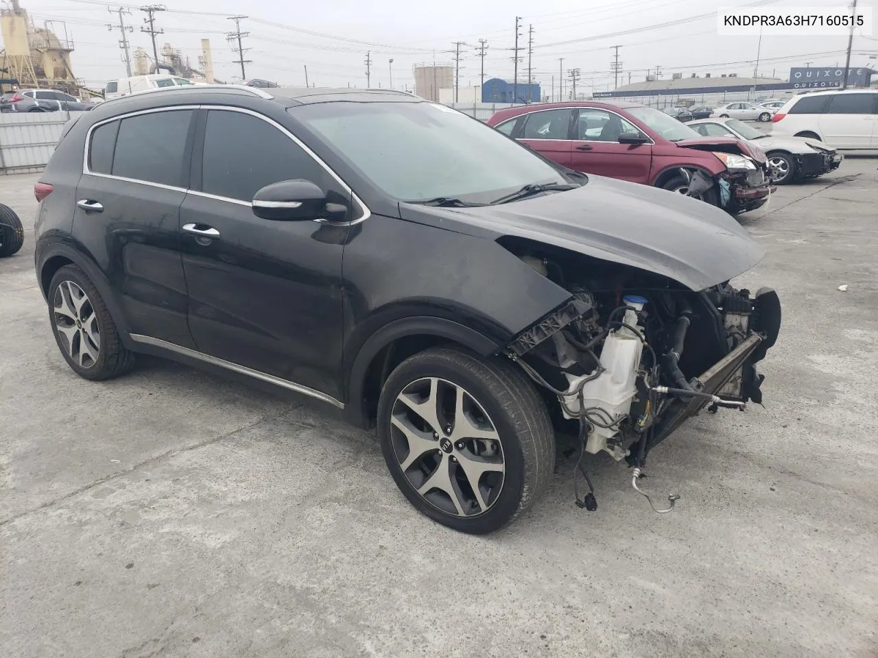 2017 Kia Sportage Sx VIN: KNDPR3A63H7160515 Lot: 76629104