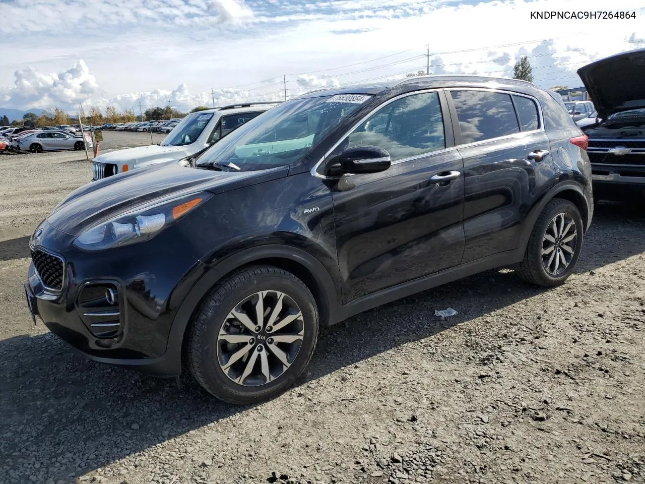 2017 Kia Sportage Ex VIN: KNDPNCAC9H7264864 Lot: 76630654