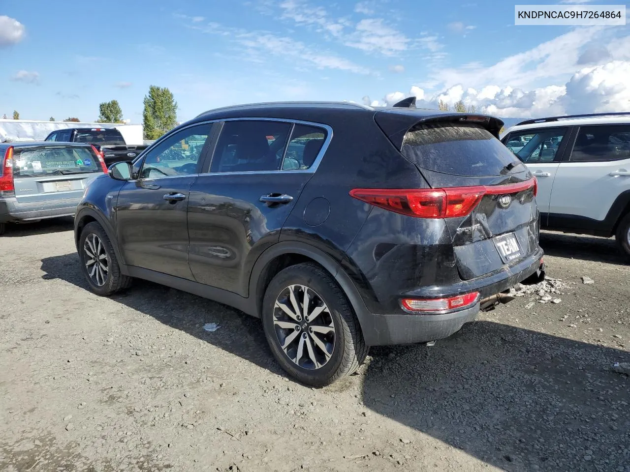 2017 Kia Sportage Ex VIN: KNDPNCAC9H7264864 Lot: 76630654