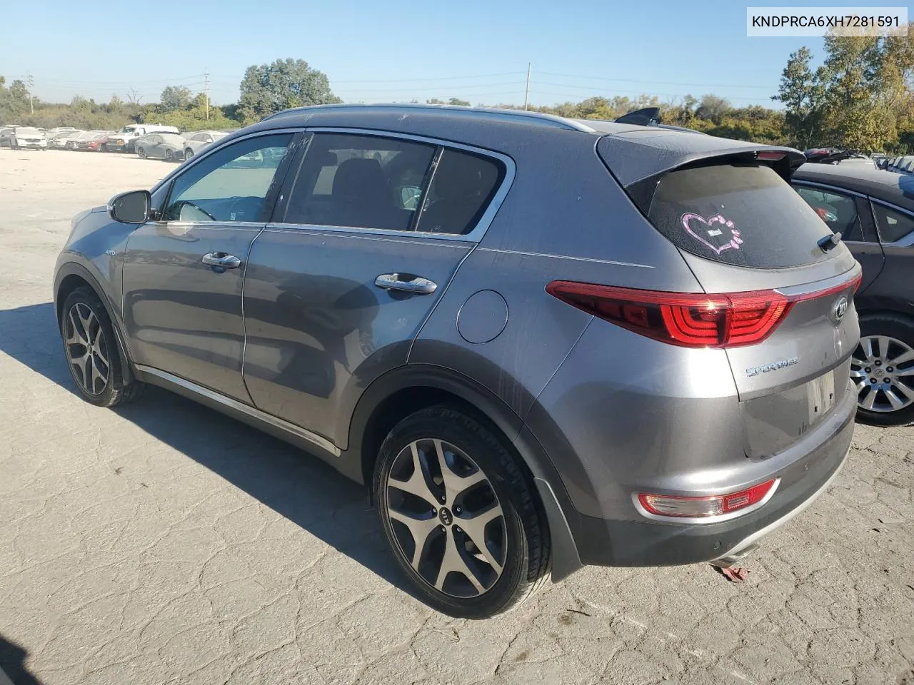 2017 Kia Sportage Sx VIN: KNDPRCA6XH7281591 Lot: 76769214