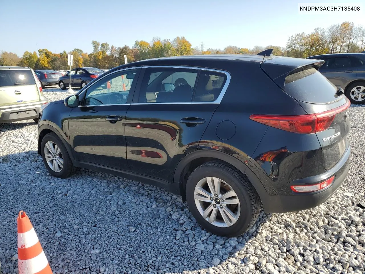 2017 Kia Sportage Lx VIN: KNDPM3AC3H7135408 Lot: 76835674