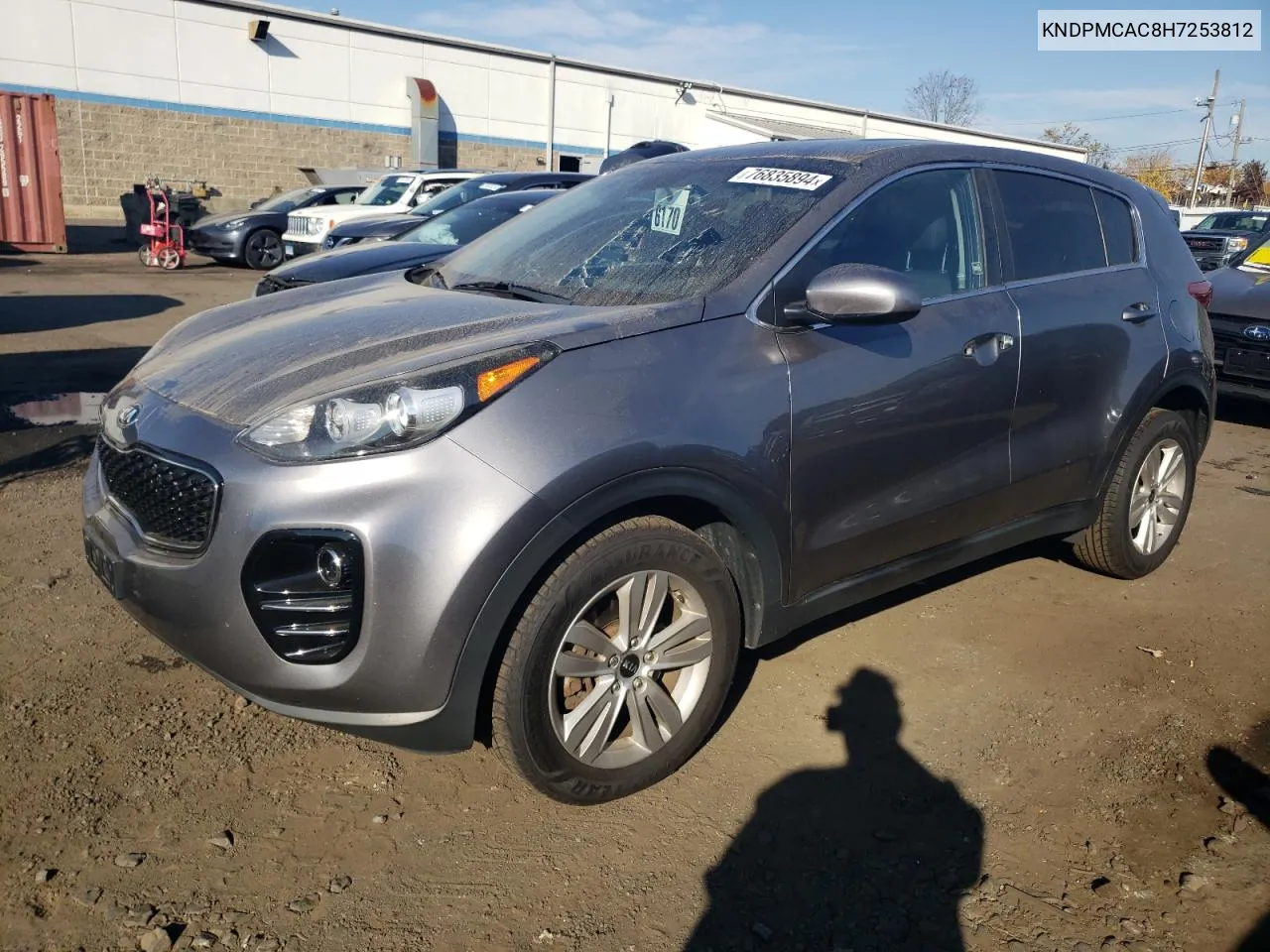 2017 Kia Sportage Lx VIN: KNDPMCAC8H7253812 Lot: 76835894