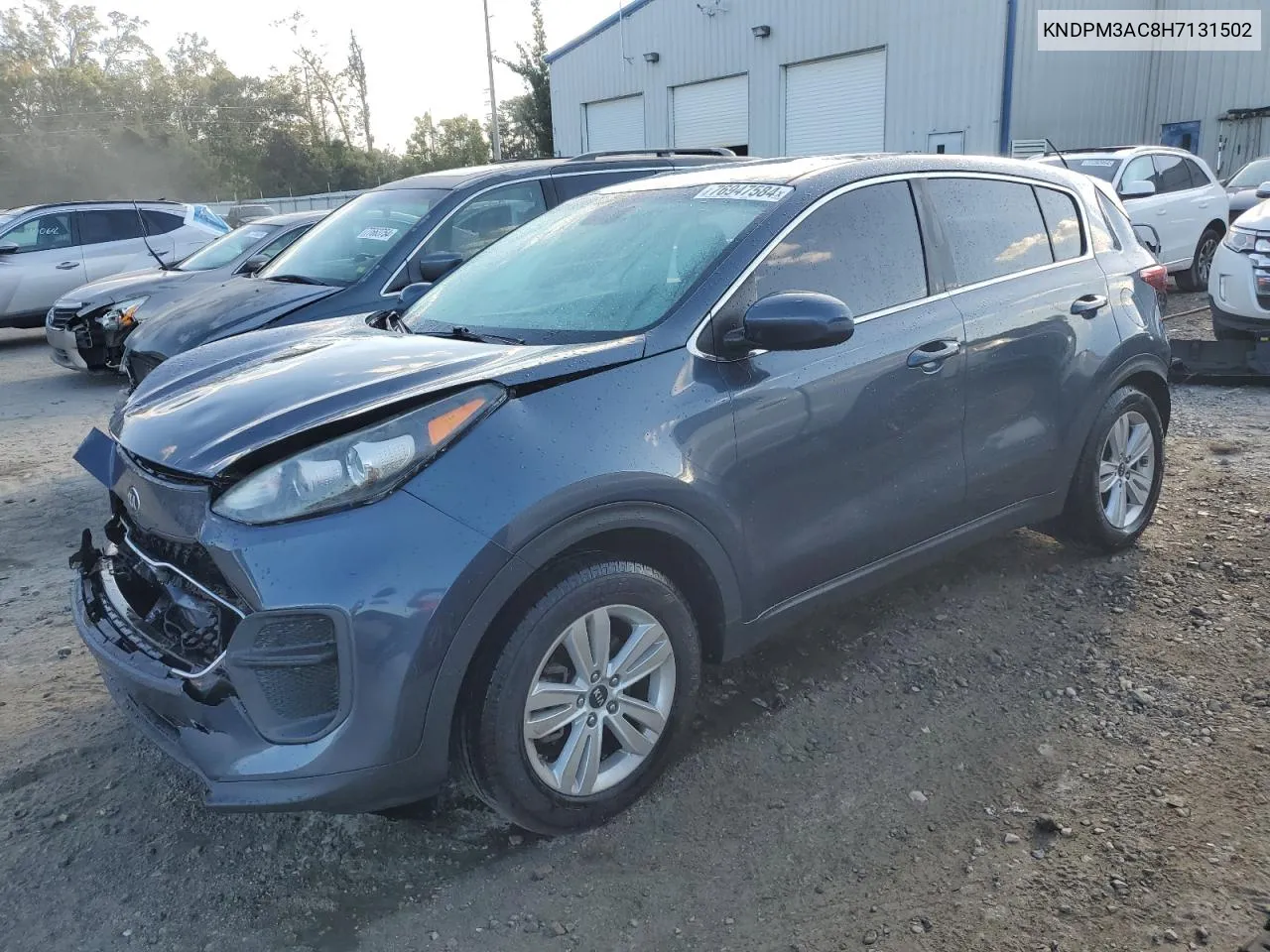 2017 Kia Sportage Lx VIN: KNDPM3AC8H7131502 Lot: 76947584