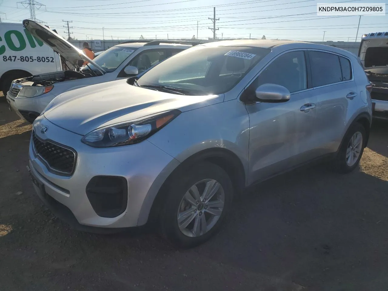 2017 Kia Sportage Lx VIN: KNDPM3AC0H7209805 Lot: 76965284