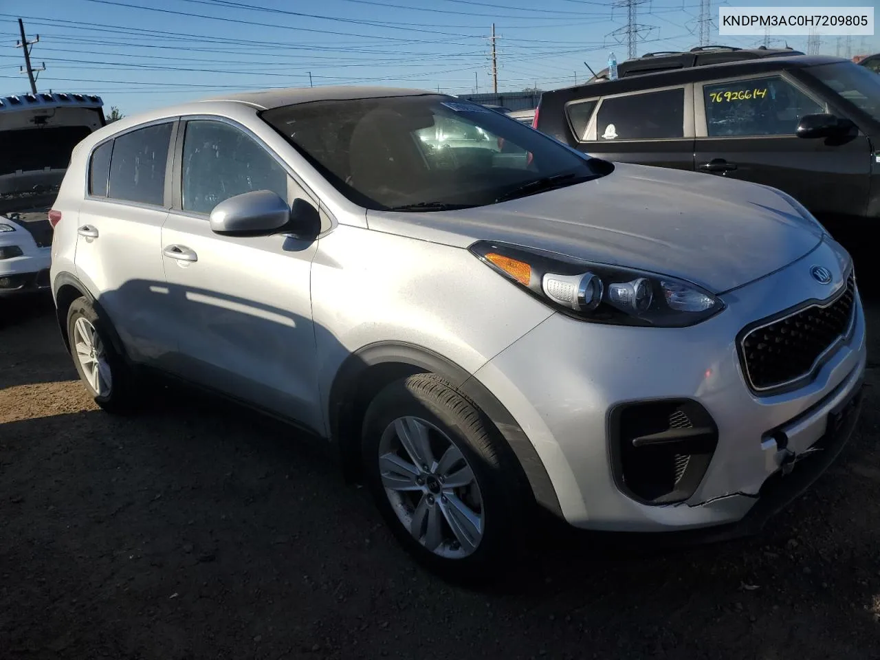 2017 Kia Sportage Lx VIN: KNDPM3AC0H7209805 Lot: 76965284