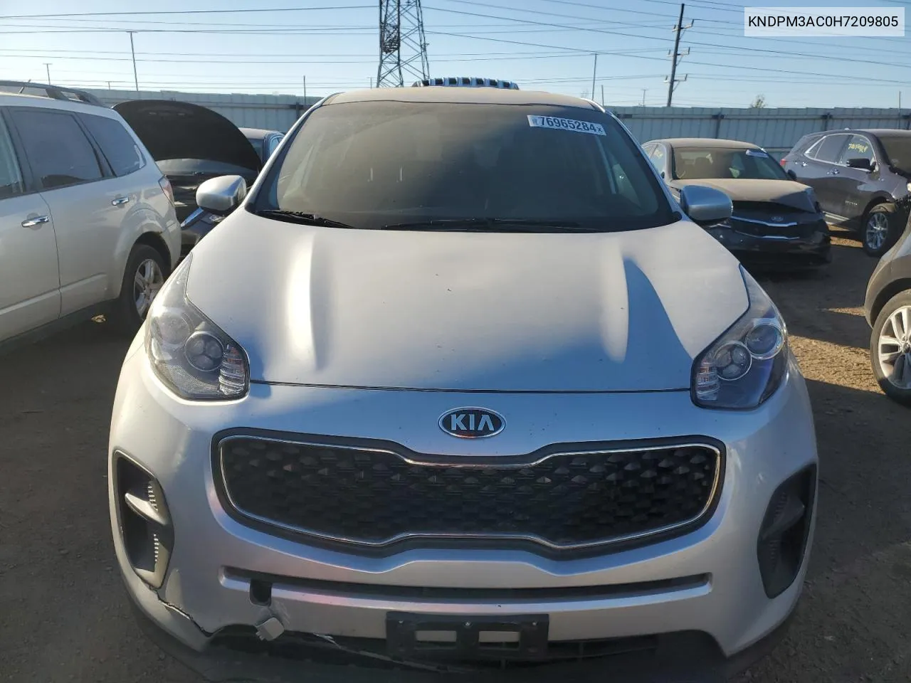 2017 Kia Sportage Lx VIN: KNDPM3AC0H7209805 Lot: 76965284