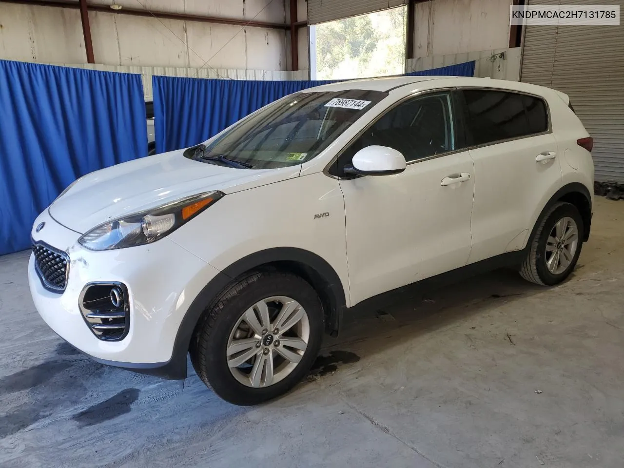 2017 Kia Sportage Lx VIN: KNDPMCAC2H7131785 Lot: 76987144