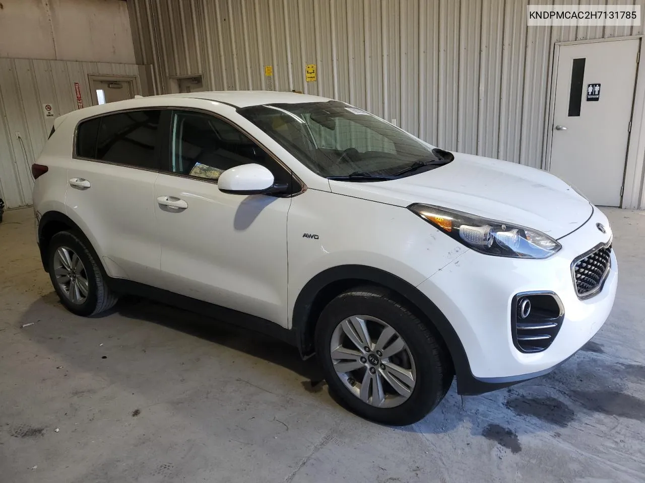 2017 Kia Sportage Lx VIN: KNDPMCAC2H7131785 Lot: 76987144