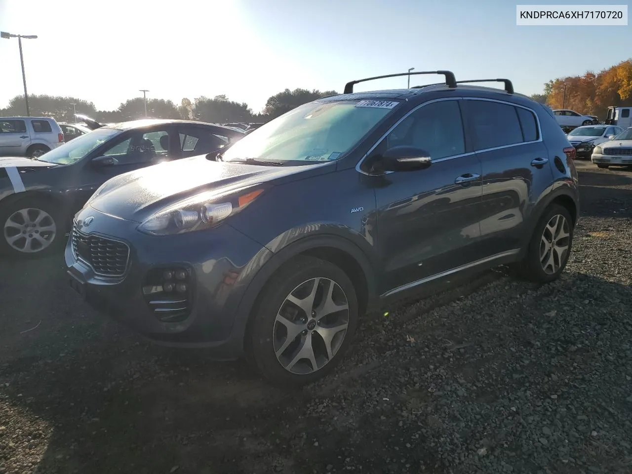 2017 Kia Sportage Sx VIN: KNDPRCA6XH7170720 Lot: 77067874