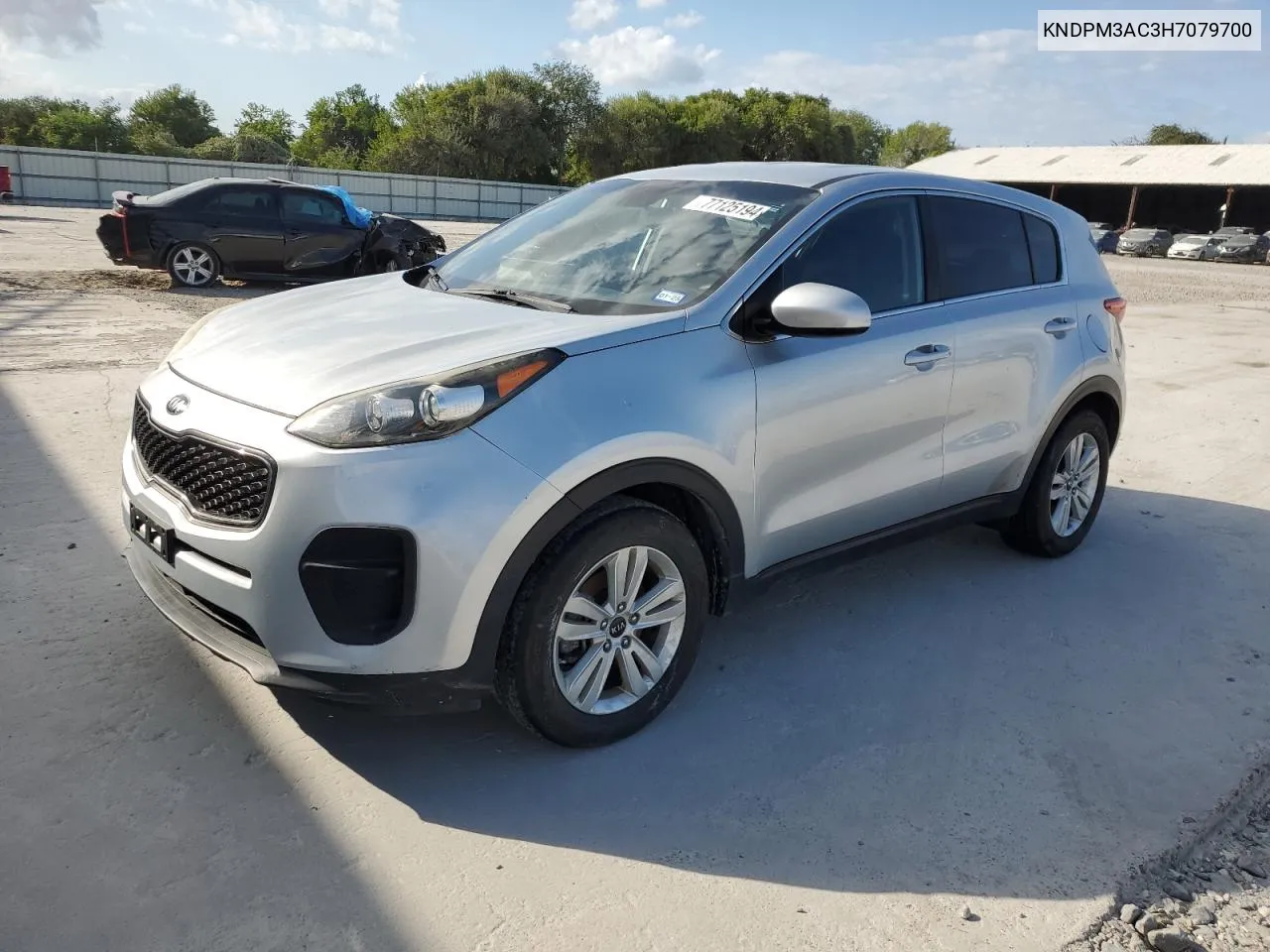 2017 Kia Sportage Lx VIN: KNDPM3AC3H7079700 Lot: 77125194