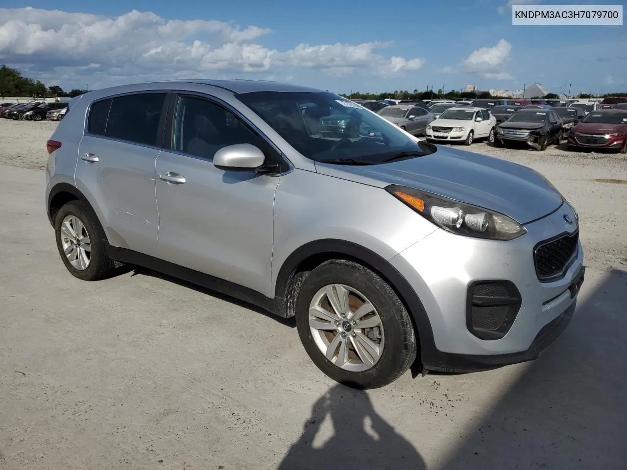 2017 Kia Sportage Lx VIN: KNDPM3AC3H7079700 Lot: 77125194