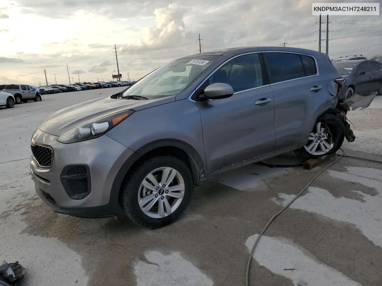 2017 Kia Sportage Lx VIN: KNDPM3AC1H7248211 Lot: 77410134