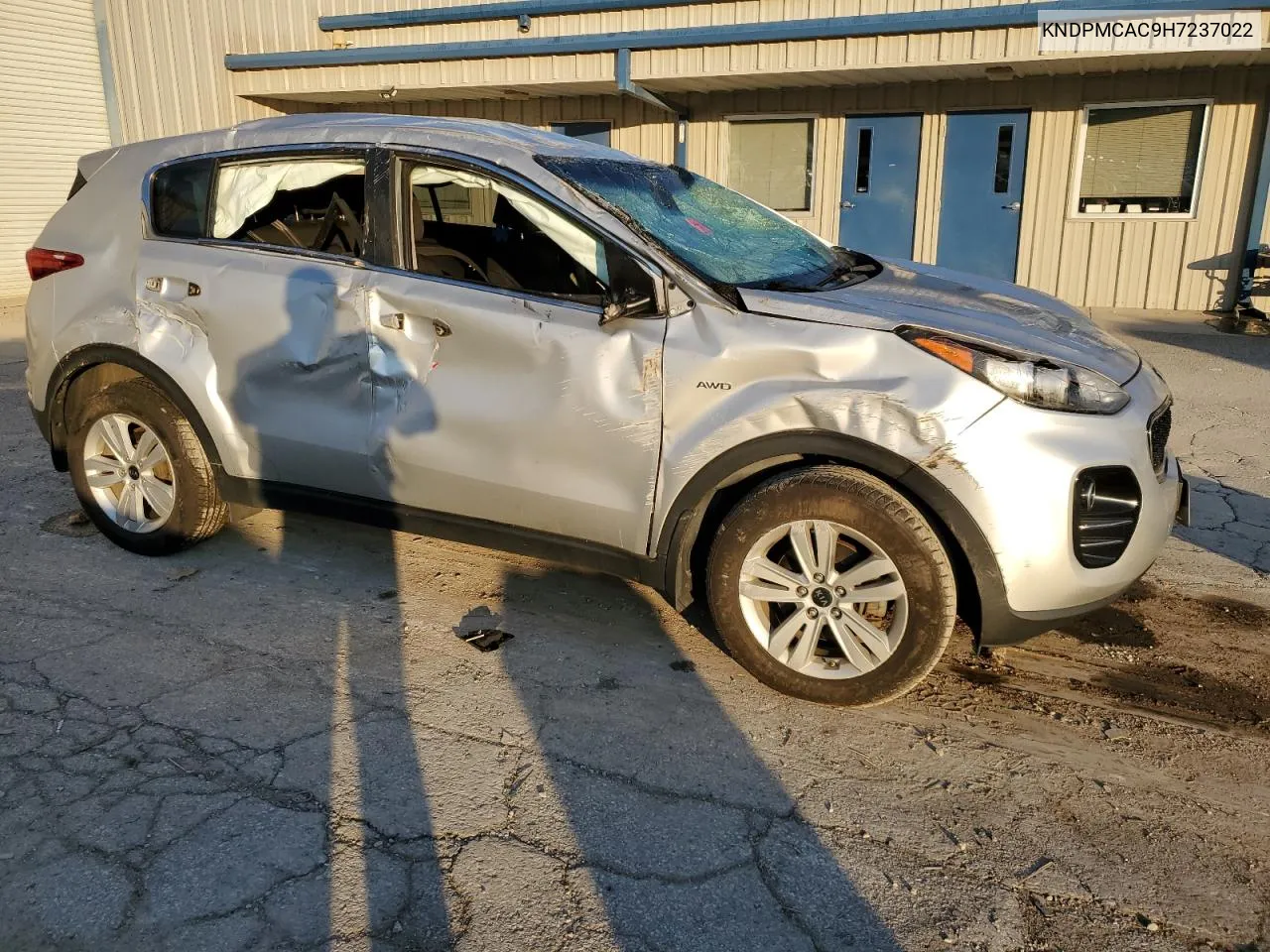 2017 Kia Sportage Lx VIN: KNDPMCAC9H7237022 Lot: 77487714