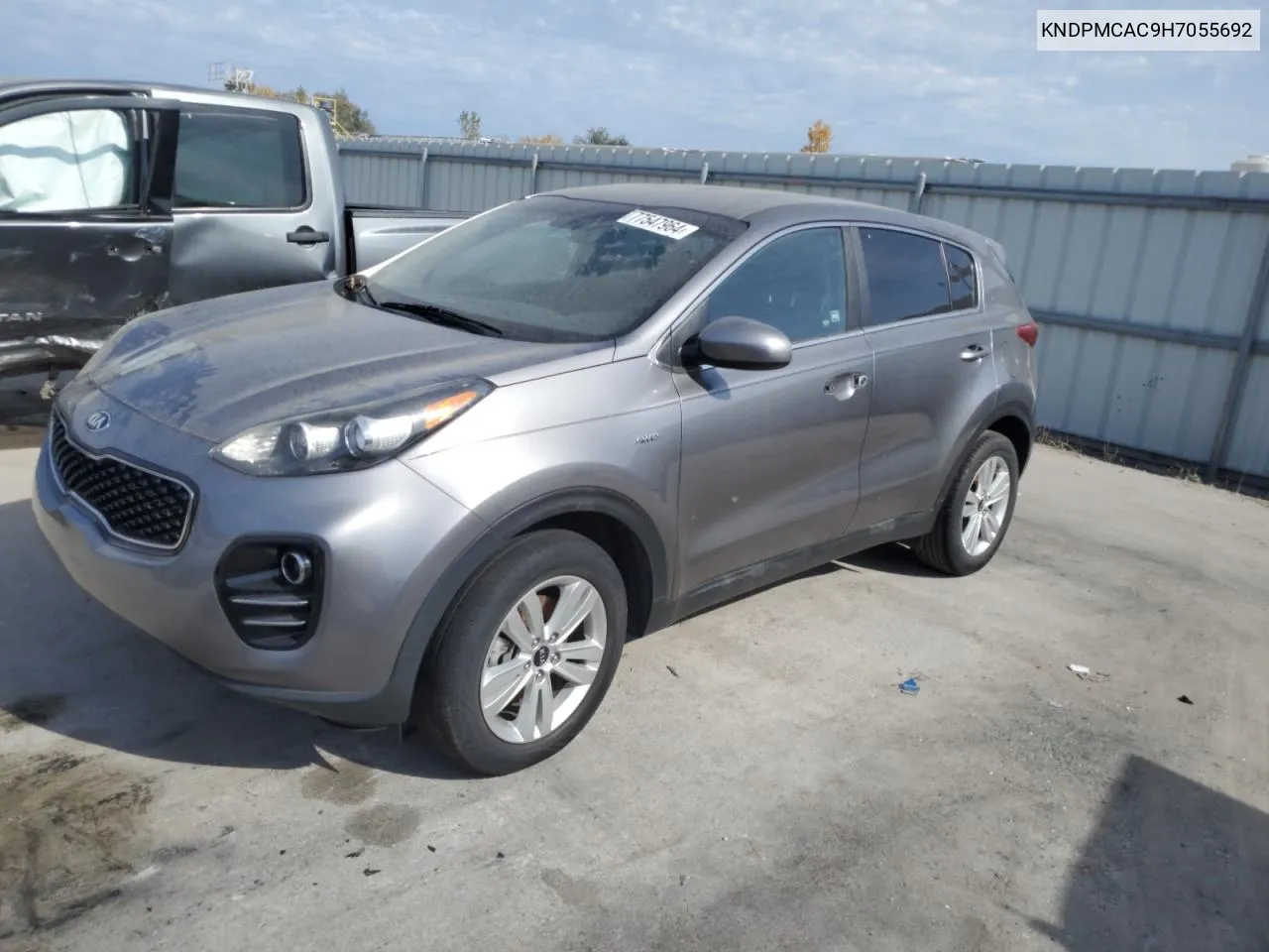 2017 Kia Sportage Lx VIN: KNDPMCAC9H7055692 Lot: 77547964