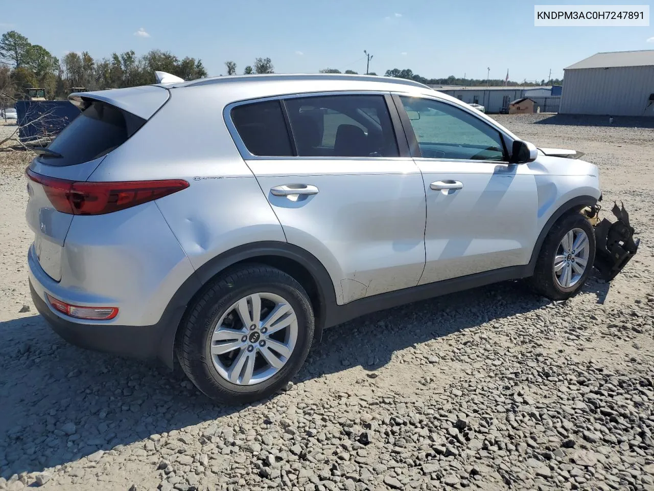 2017 Kia Sportage Lx VIN: KNDPM3AC0H7247891 Lot: 77620874