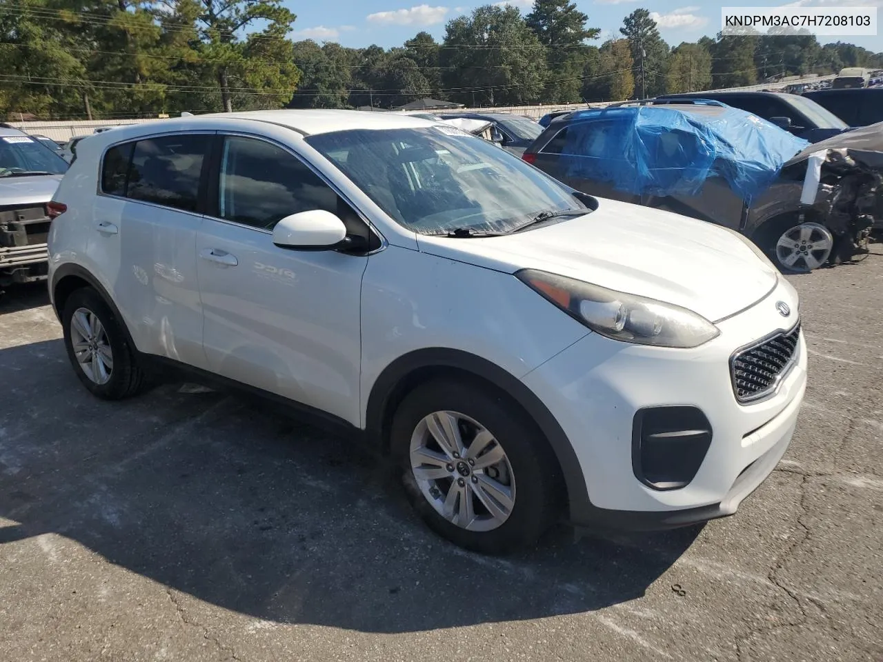 2017 Kia Sportage Lx VIN: KNDPM3AC7H7208103 Lot: 77631734