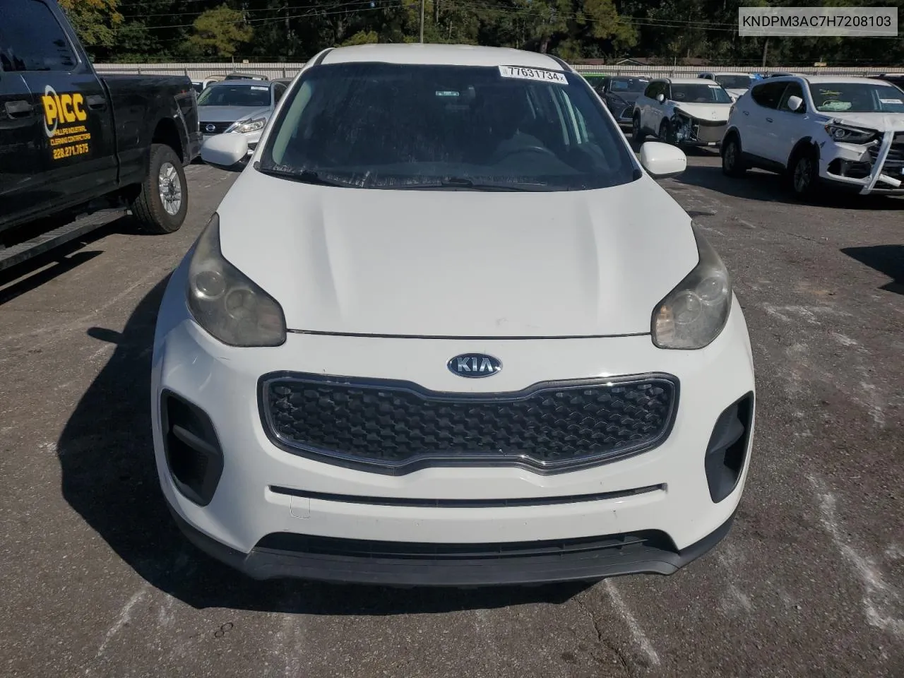 2017 Kia Sportage Lx VIN: KNDPM3AC7H7208103 Lot: 77631734