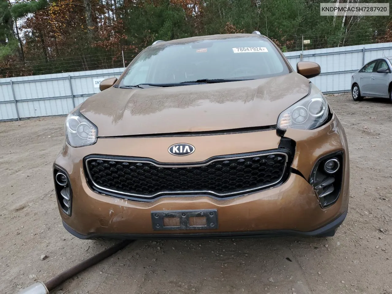 2017 Kia Sportage Lx VIN: KNDPMCAC5H7287920 Lot: 78047924