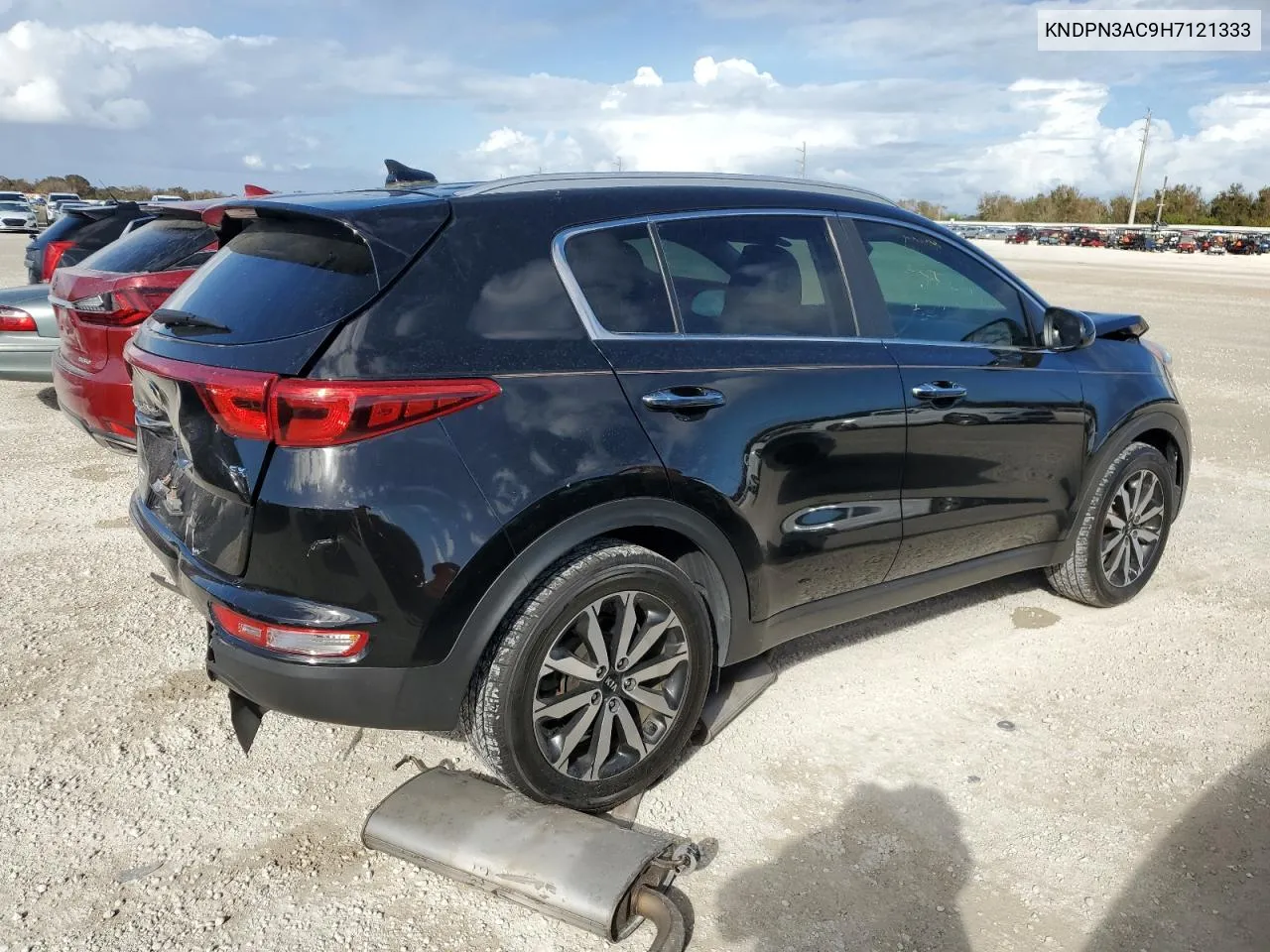 2017 Kia Sportage Ex VIN: KNDPN3AC9H7121333 Lot: 78138144