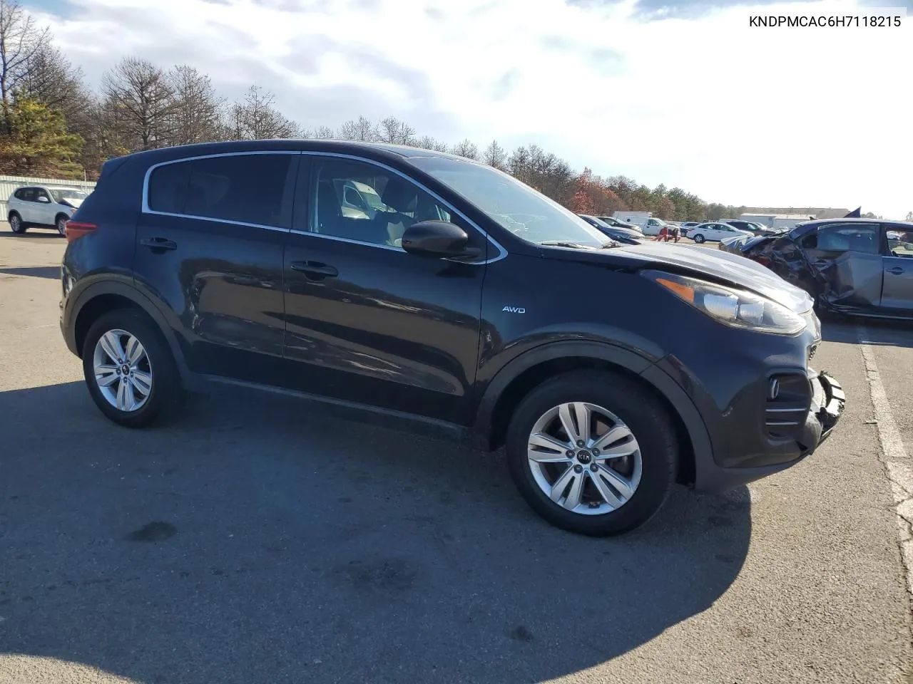 2017 Kia Sportage Lx VIN: KNDPMCAC6H7118215 Lot: 78396314