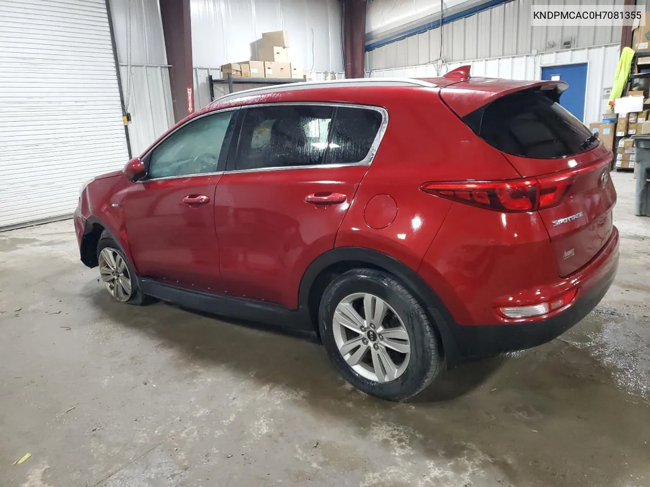 2017 Kia Sportage Lx VIN: KNDPMCAC0H7081355 Lot: 78428444