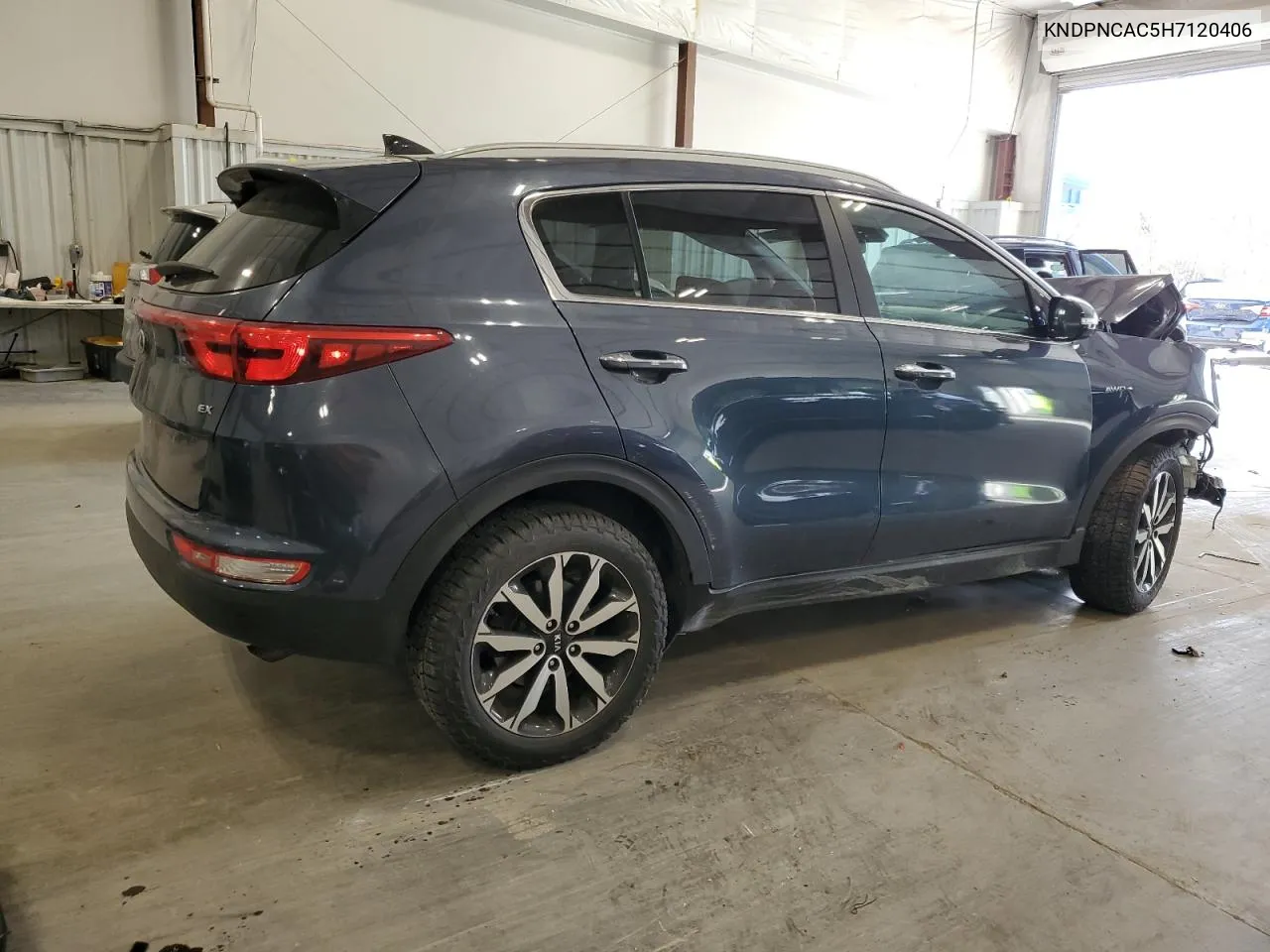 2017 Kia Sportage Ex VIN: KNDPNCAC5H7120406 Lot: 78478324