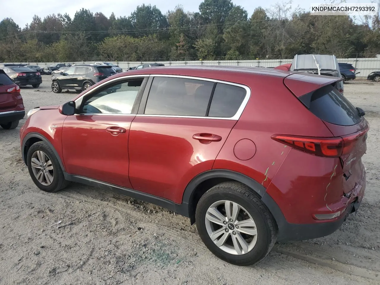 2017 Kia Sportage Lx VIN: KNDPMCAC3H7293392 Lot: 78627804