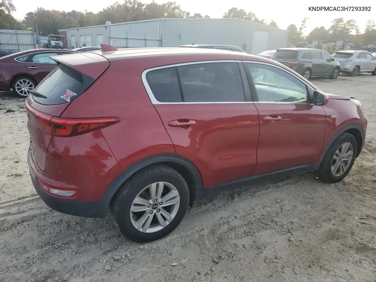 2017 Kia Sportage Lx VIN: KNDPMCAC3H7293392 Lot: 78627804