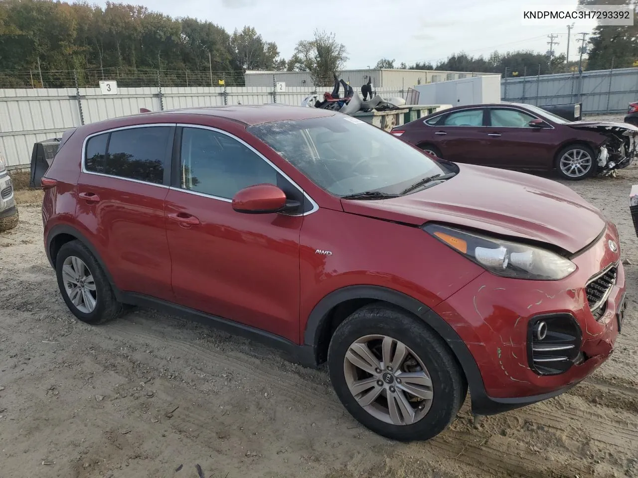 2017 Kia Sportage Lx VIN: KNDPMCAC3H7293392 Lot: 78627804