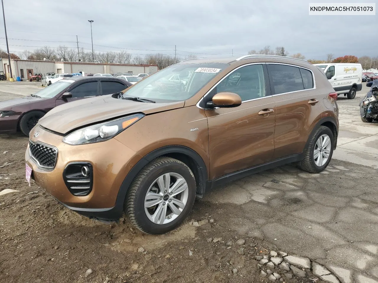 KNDPMCAC5H7051073 2017 Kia Sportage Lx