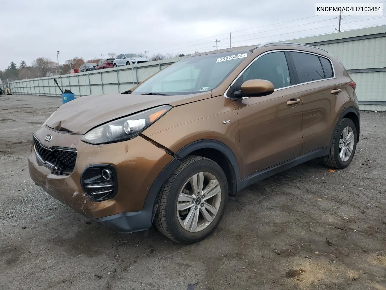 2017 Kia Sportage Lx VIN: KNDPMCAC4H7103454 Lot: 79076824