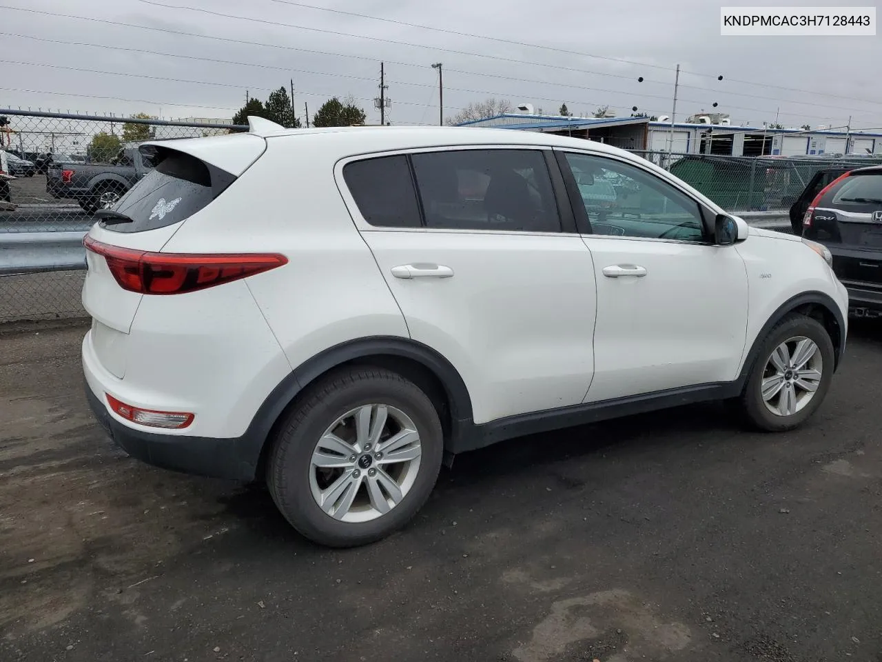 2017 Kia Sportage Lx VIN: KNDPMCAC3H7128443 Lot: 79219404